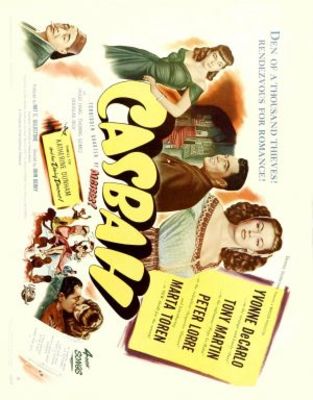 Casbah movie poster (1948) tote bag