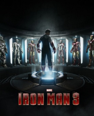 Iron Man 3 movie poster (2013) Stickers MOV_62d19680