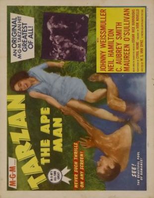 Tarzan the Ape Man movie poster (1932) canvas poster