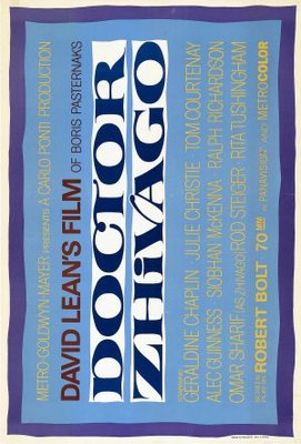 Doctor Zhivago movie poster (1965) metal framed poster