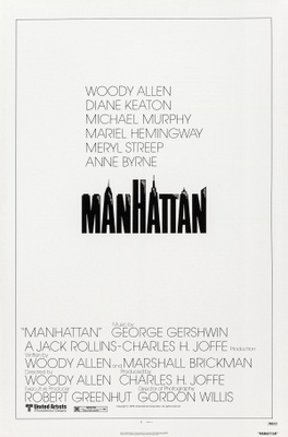 Manhattan movie poster (1979) metal framed poster