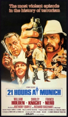 21 Hours at Munich movie poster (1976) wooden framed poster