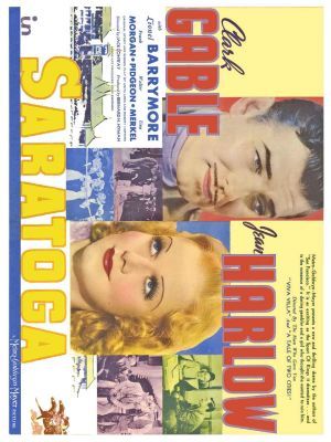 Saratoga movie poster (1937) poster