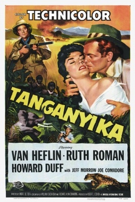 Tanganyika movie poster (1954) metal framed poster