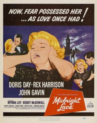 Midnight Lace movie poster (1960) wooden framed poster
