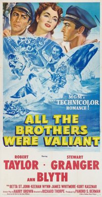 All the Brothers Were Valiant movie poster (1953) poster
