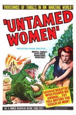 Untamed Women movie poster (1952) poster with hanger
