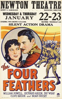 The Four Feathers movie poster (1929) poster with hanger