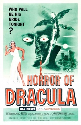 Dracula movie poster (1958) t-shirt