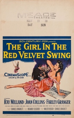 The Girl in the Red Velvet Swing movie poster (1955) wooden framed poster