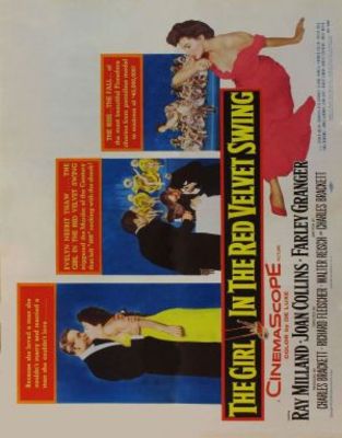 The Girl in the Red Velvet Swing movie poster (1955) Stickers MOV_68701766
