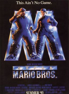 Super Mario Bros. movie poster (1993) wooden framed poster