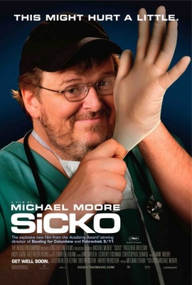 Sicko movie poster (2007) pillow