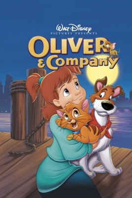 Oliver & Company movie poster (1988) canvas poster