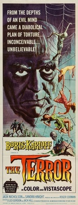 The Terror movie poster (1963) wooden framed poster