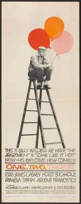 One, Two, Three movie poster (1961) Stickers MOV_69b780cc