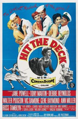Hit the Deck movie poster (1955) canvas poster