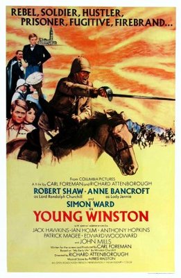 Young Winston movie poster (1972) pillow