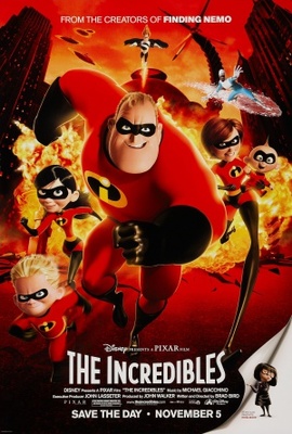 The Incredibles movie poster (2004) wooden framed poster