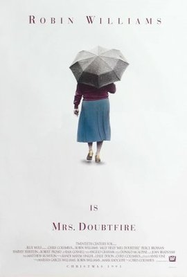 Mrs. Doubtfire movie poster (1993) t-shirt