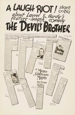 The Devil's Brother movie poster (1933) poster with hanger