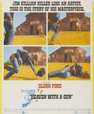 Heaven with a Gun movie poster (1969) wood print