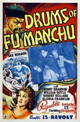 Drums of Fu Manchu movie poster (1940) poster