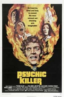 Psychic Killer movie poster (1975) wood print