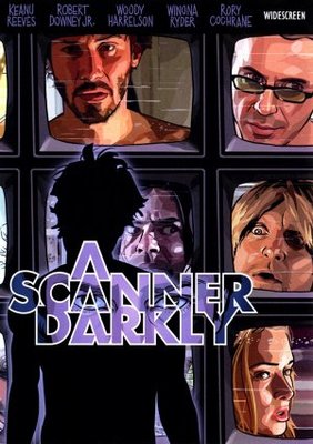 A Scanner Darkly movie poster (2006) pillow