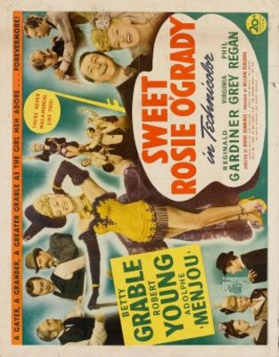 Sweet Rosie O'Grady movie poster (1943) metal framed poster