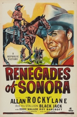 Renegades of Sonora movie poster (1948) poster with hanger