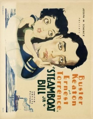 Steamboat Bill, Jr. movie poster (1928) metal framed poster