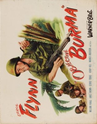 Objective, Burma! movie poster (1945) pillow