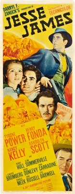Jesse James movie poster (1939) pillow