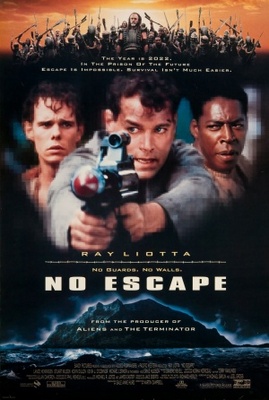 No Escape movie poster (1994) wood print