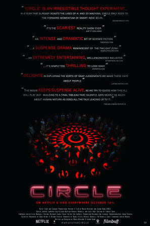 Circle movie poster (2015) canvas poster