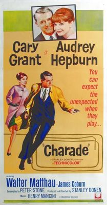 Charade movie poster (1963) wood print