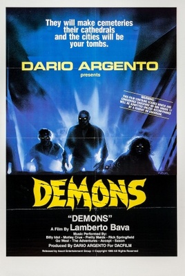 Demoni movie poster (1985) metal framed poster