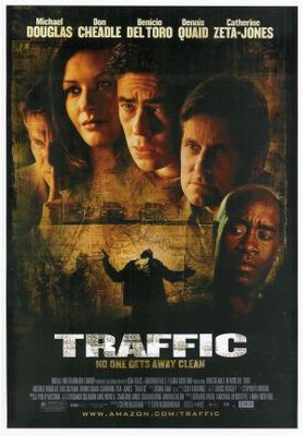 Traffic movie poster (2000) wooden framed poster