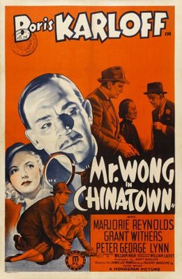 Mr. Wong in Chinatown movie poster (1939) canvas poster