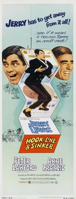 Hook, Line & Sinker movie poster (1969) canvas poster