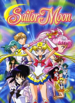 Sailor Moon movie poster (1995) wood print