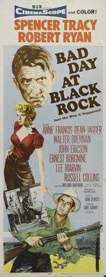 Bad Day at Black Rock movie poster (1955) metal framed poster
