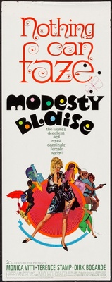 Modesty Blaise movie poster (1966) Stickers MOV_73c27a00