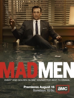 Mad Men movie poster (2007) pillow
