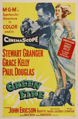 Green Fire movie poster (1954) mouse pad