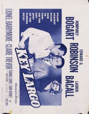 Key Largo movie poster (1948) metal framed poster