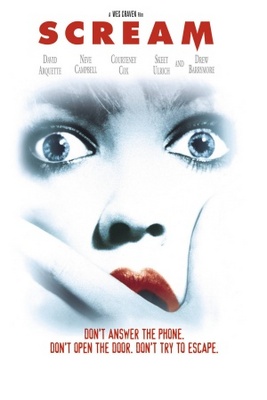 Scream movie poster (1996) wooden framed poster