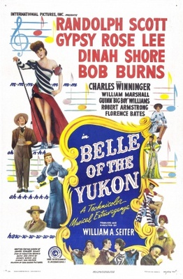 Belle of the Yukon movie poster (1944) poster with hanger