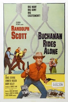 Buchanan Rides Alone movie poster (1958) hoodie